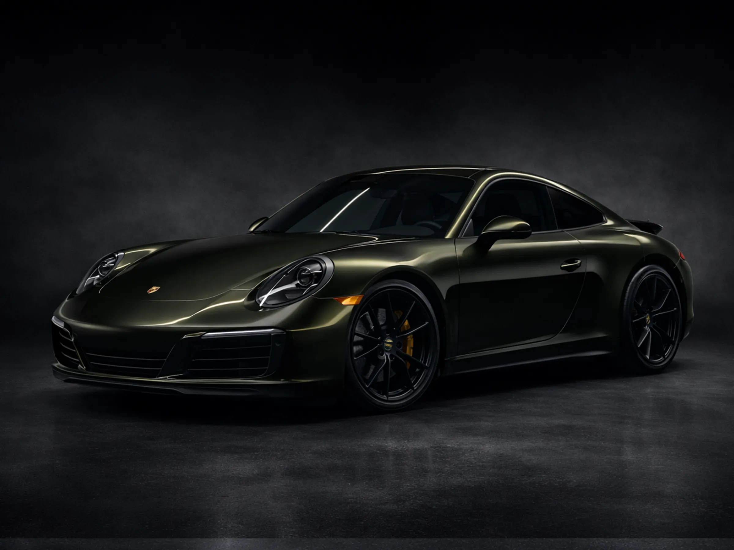 Gloss green full wrap - Porsche 911